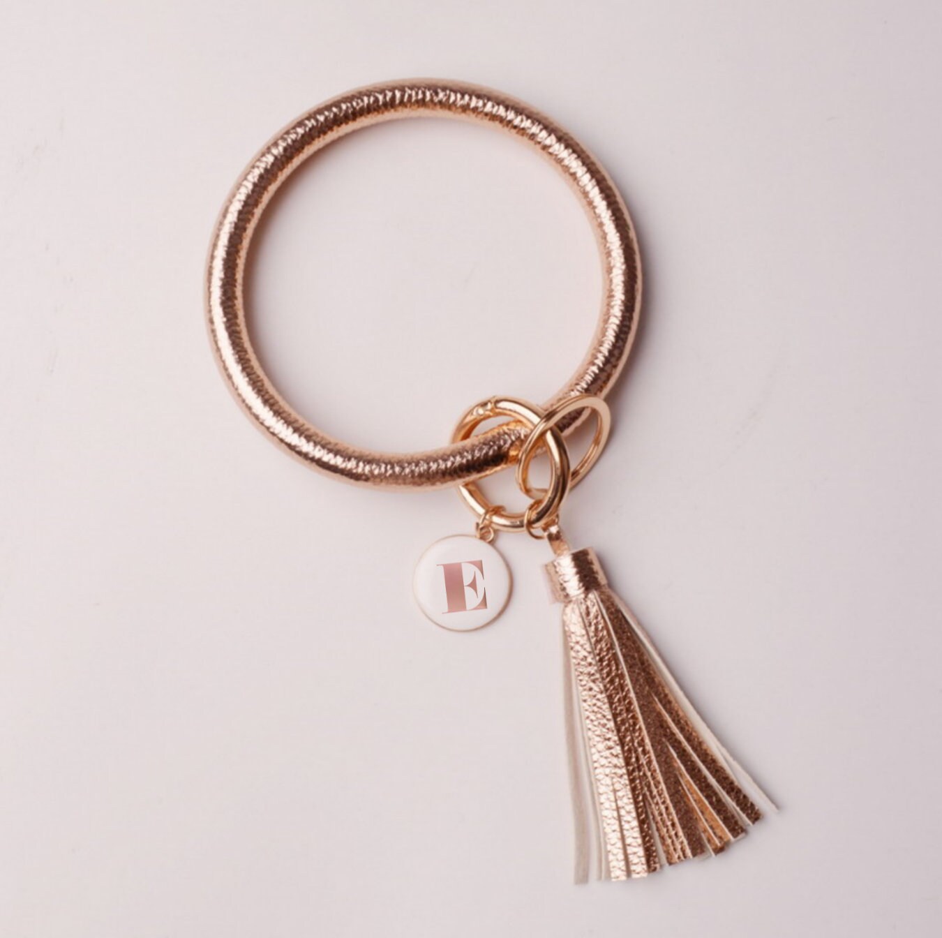 Wristlet Keychain Personalized Key Ring Bangle
