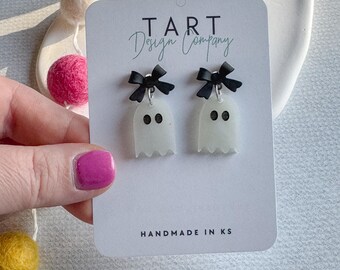Arcade Ghost Acrylic Earrings