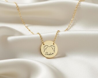 Customized Dog Ear Necklace