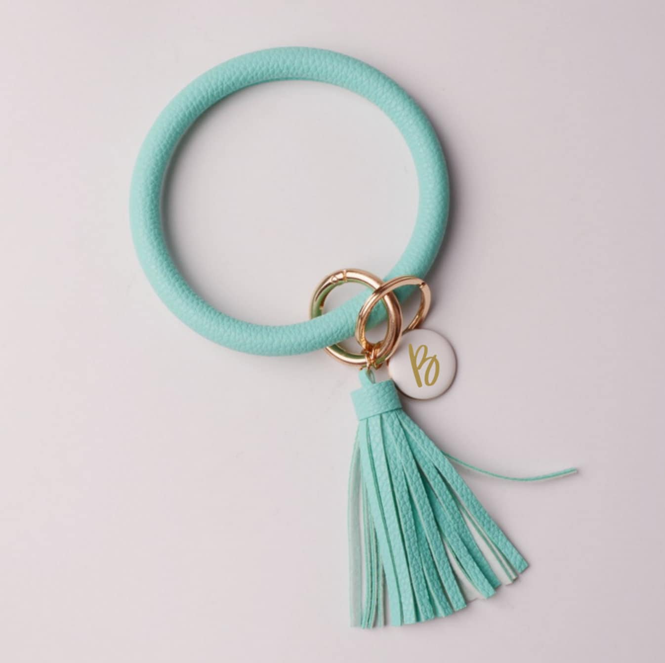 Wristlet Keychain Personalized Key Ring Bangle