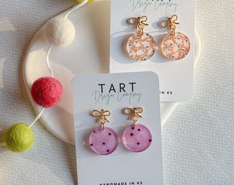 Halloween Bow Round Dangles