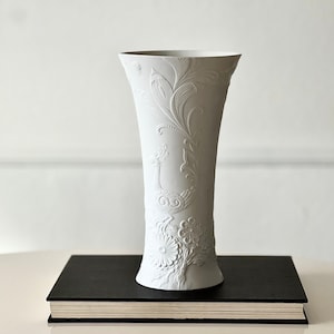 AK Kaiser W Germany Porcelain Vase | Kaiser Peacock Vase