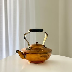 Vintage Aminaco Nasco Copper Tea Kettle Made in Columbia