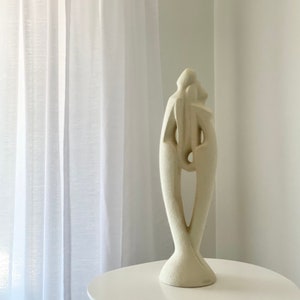 20” Tall Haeger Textured Lovers Sculpture