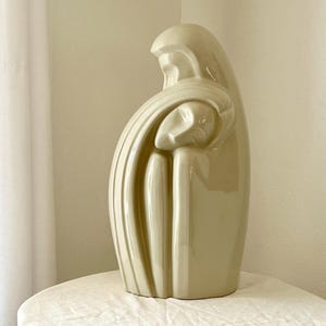 Lovers Embrace Art Deco Statue by Haeger Potteries 1989