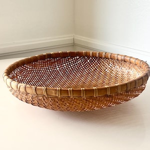 oval tobacco basket Large Vintage Tobacco Basket