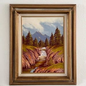 Original Framed Landscape Oil Painting