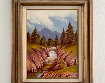 Original Framed Landscape Oil Painting