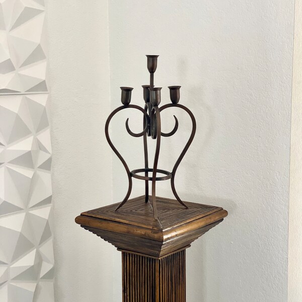 Wrought Iron Candelabra Etsy