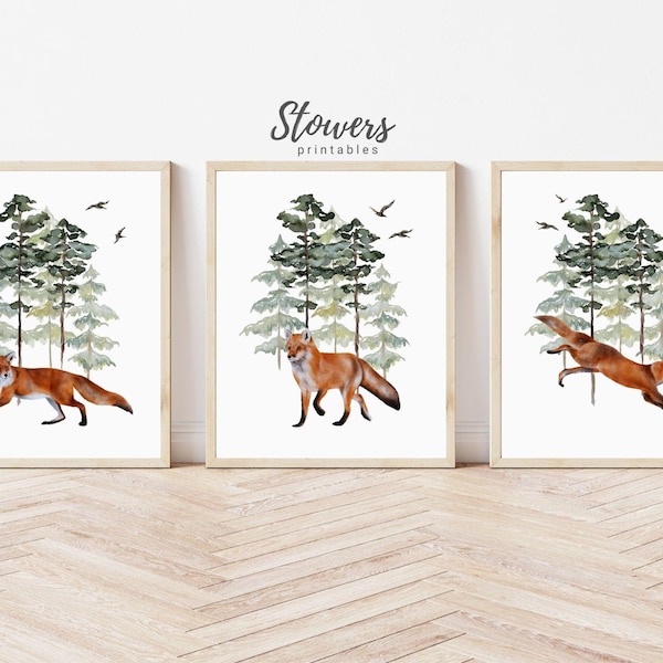Fox Nursery Etsy