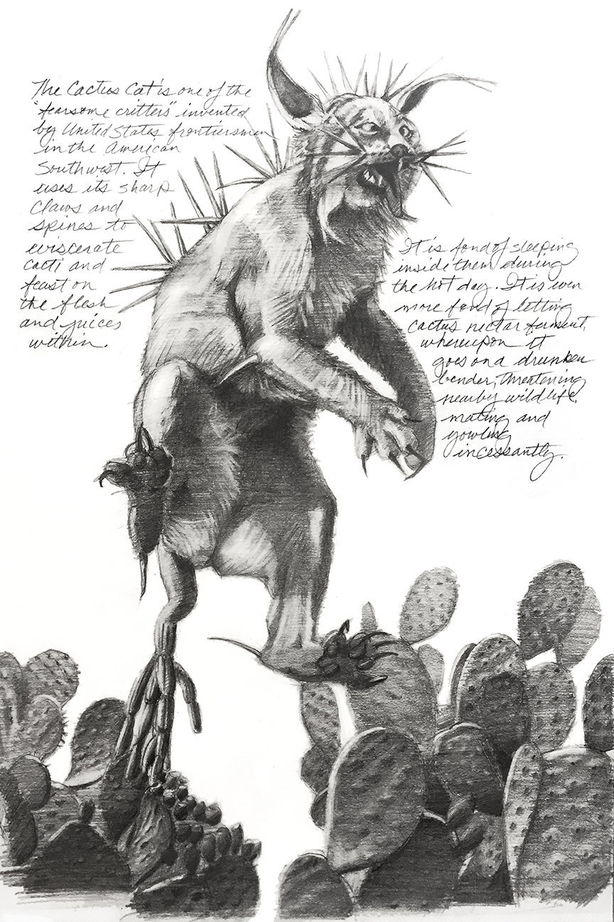 Cactus Cat Fine Art Print