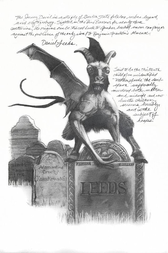 Jersey Devil Fine Art Print - Etsy