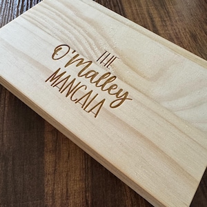 Engraved manacala board | Custom games | Custom family games