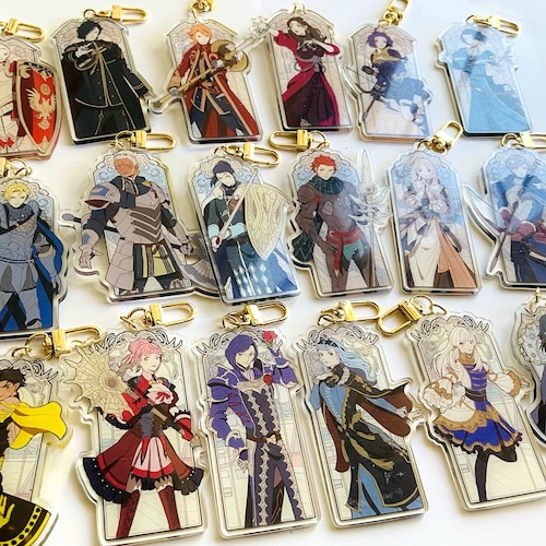 Fire Emblem Three Hopes House Keychains Etsy