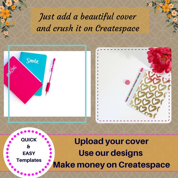 Createspace Interior Templates Journals Sketchbook Guest Book Comic Book