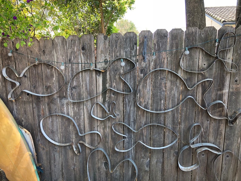 Wine Barrel Hoop Fish Etsy