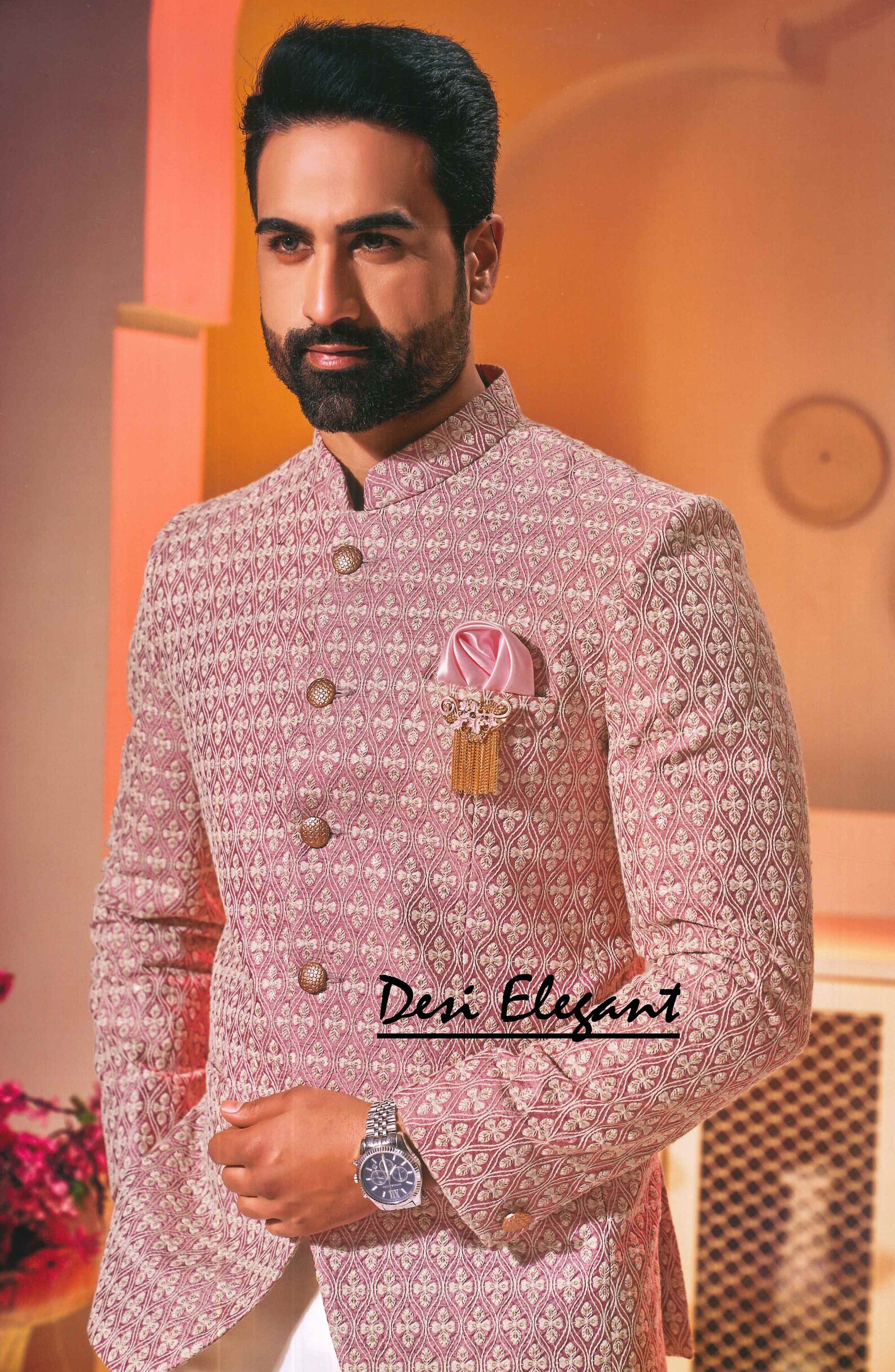 Indian Jodhpuri Suit Designer Heavy Embroidered Coat Pant Etsy