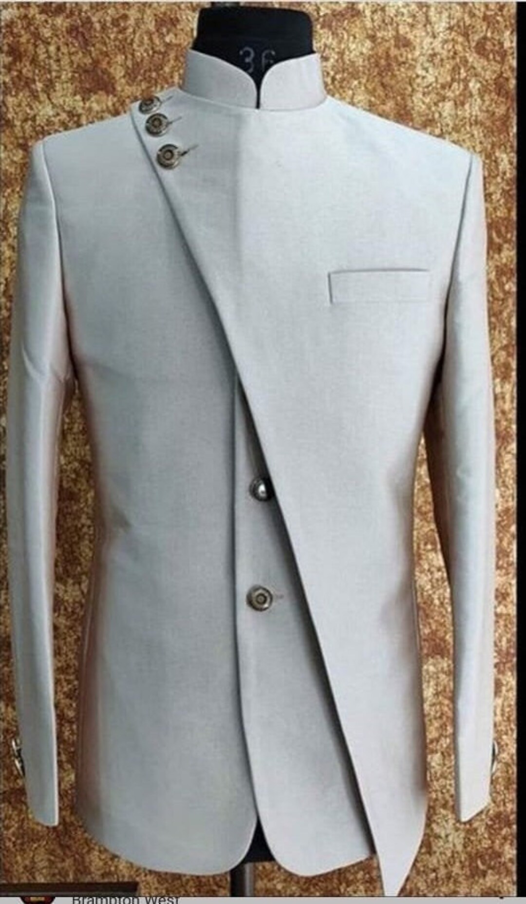 Jodhpuri Coat Galabandh Achkan in White Royal Exclusive Etsy