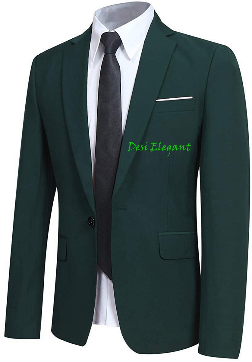 Men Suit Emerald Green Coat Pant 3 Piece Suits Vest Blazer Etsy Canada