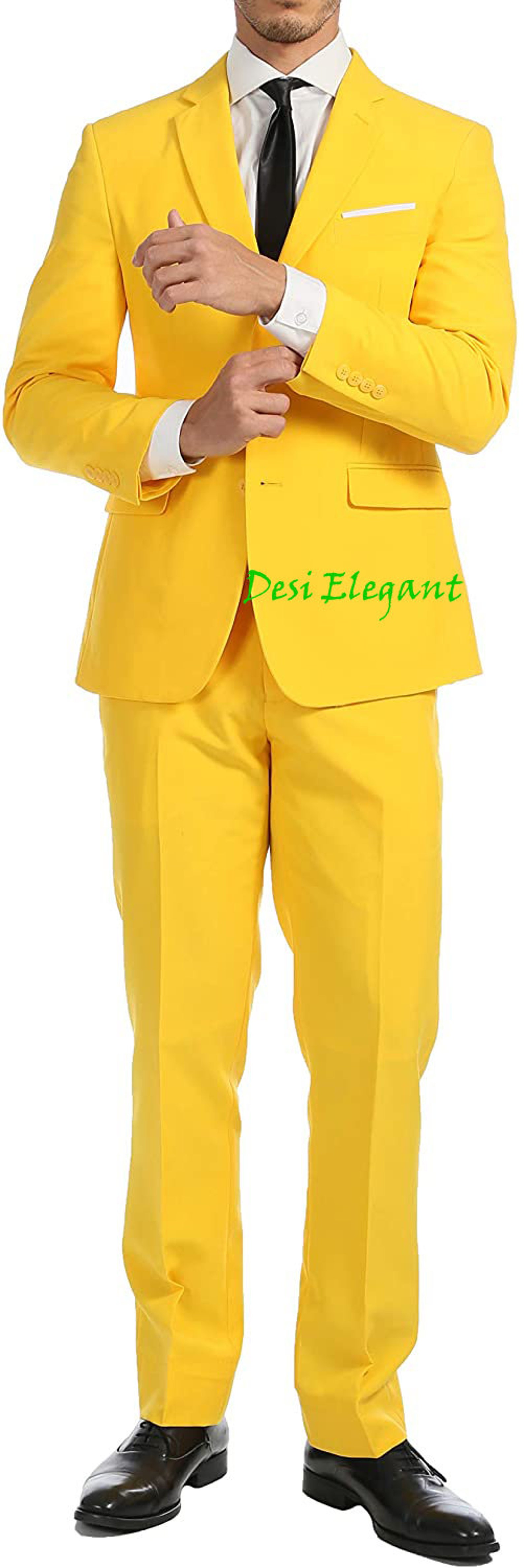 Indian Yellow Coat Pant/trouser Best Quality Jacket Blazer Set - Etsy