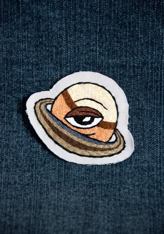 Uranus Neptune Saturn Planets Embroidery Patch