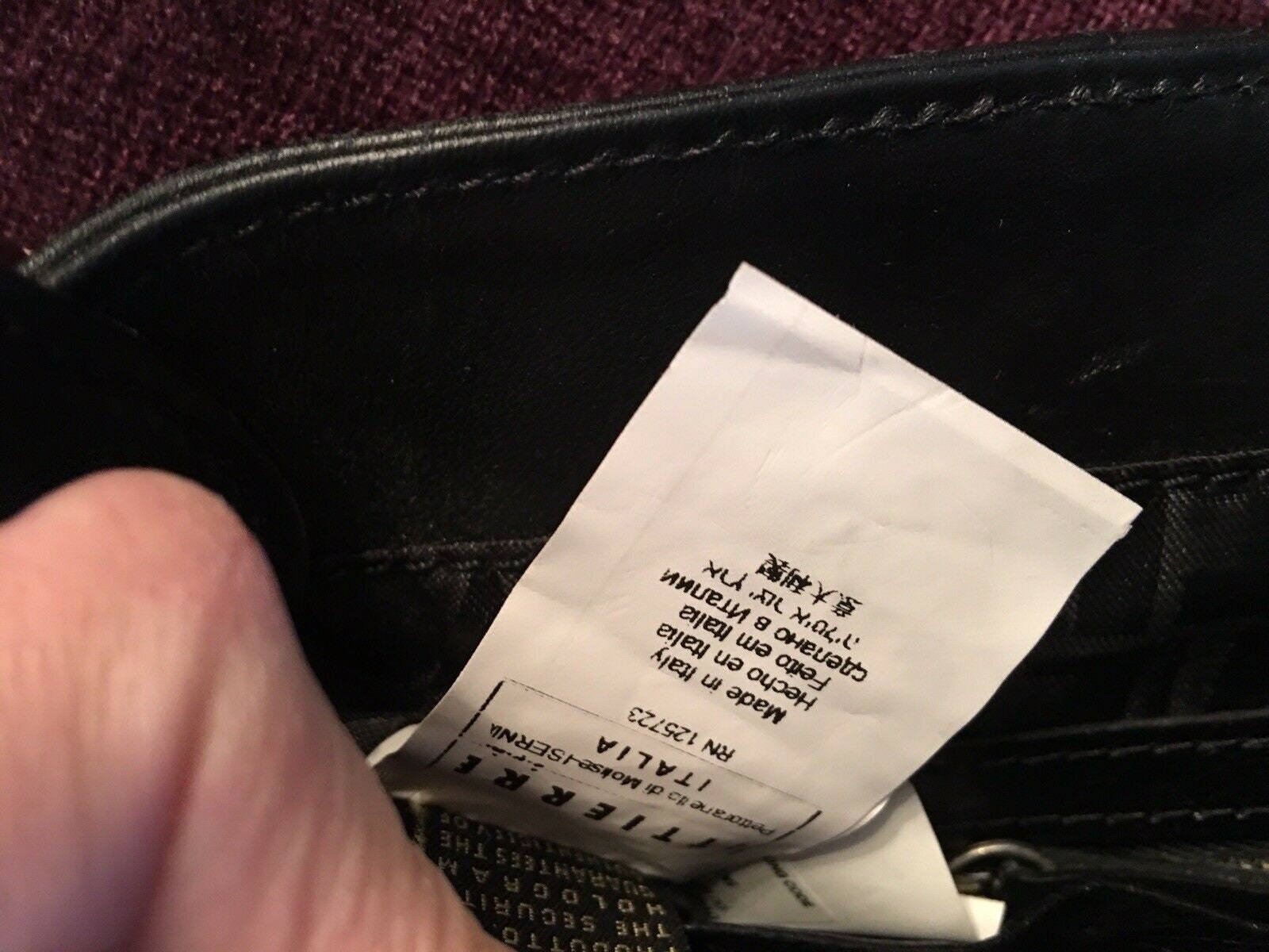 100% Authentic Mint JUST CAVALLI Rn125723 Black LEATHER Suede Trim  