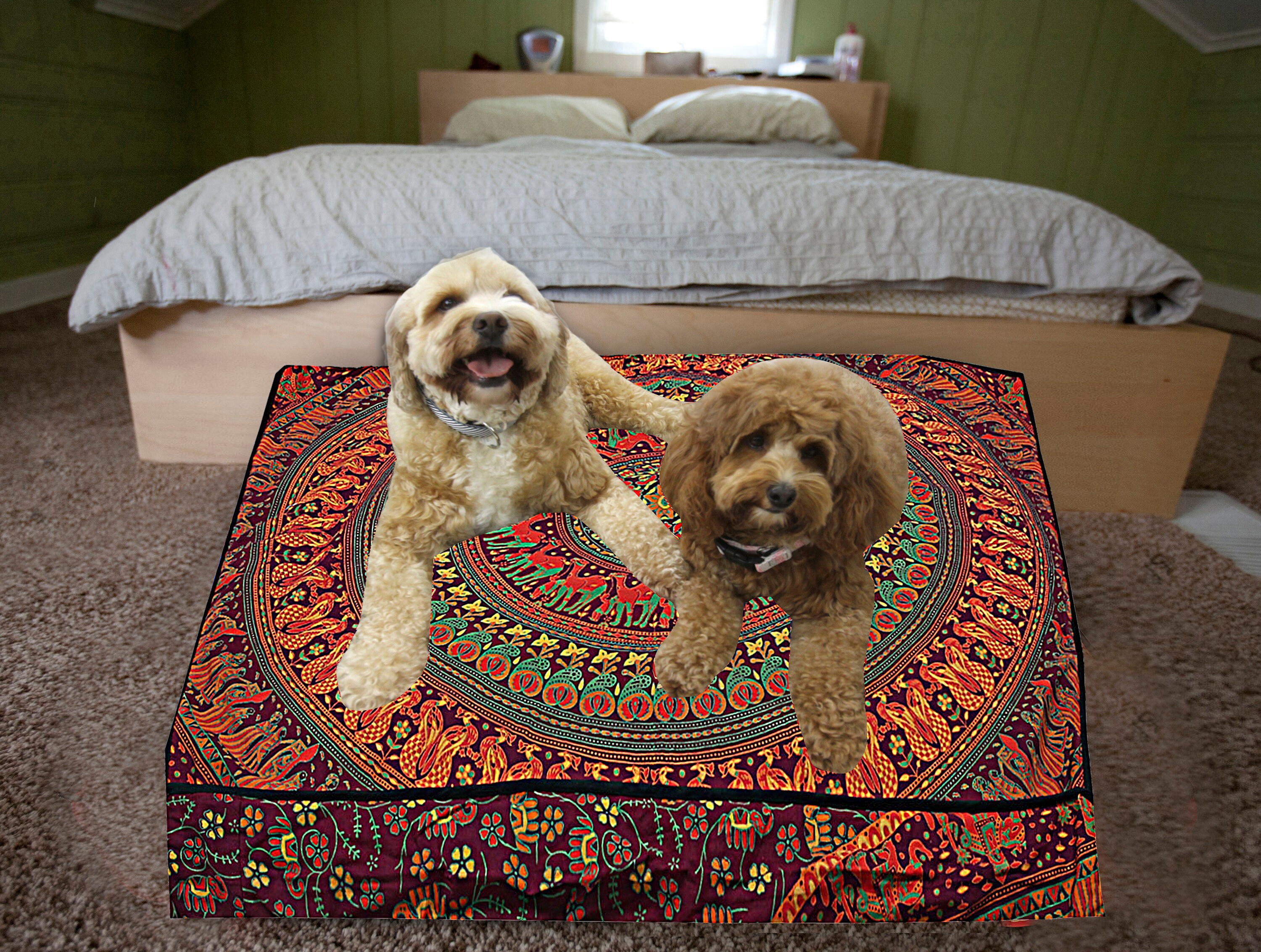 large dog ottoman