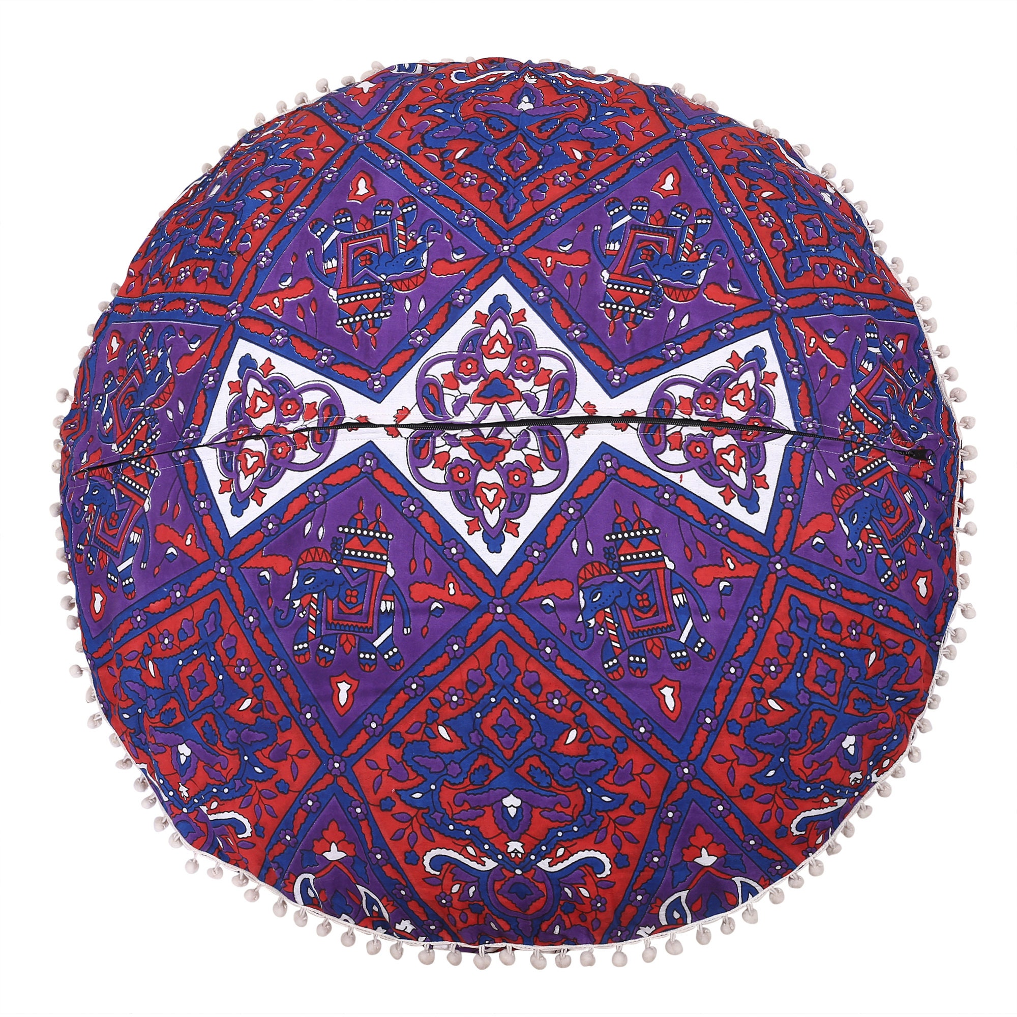 Piso multi redondo sólo un cojín tamaño de la funda | Etsy