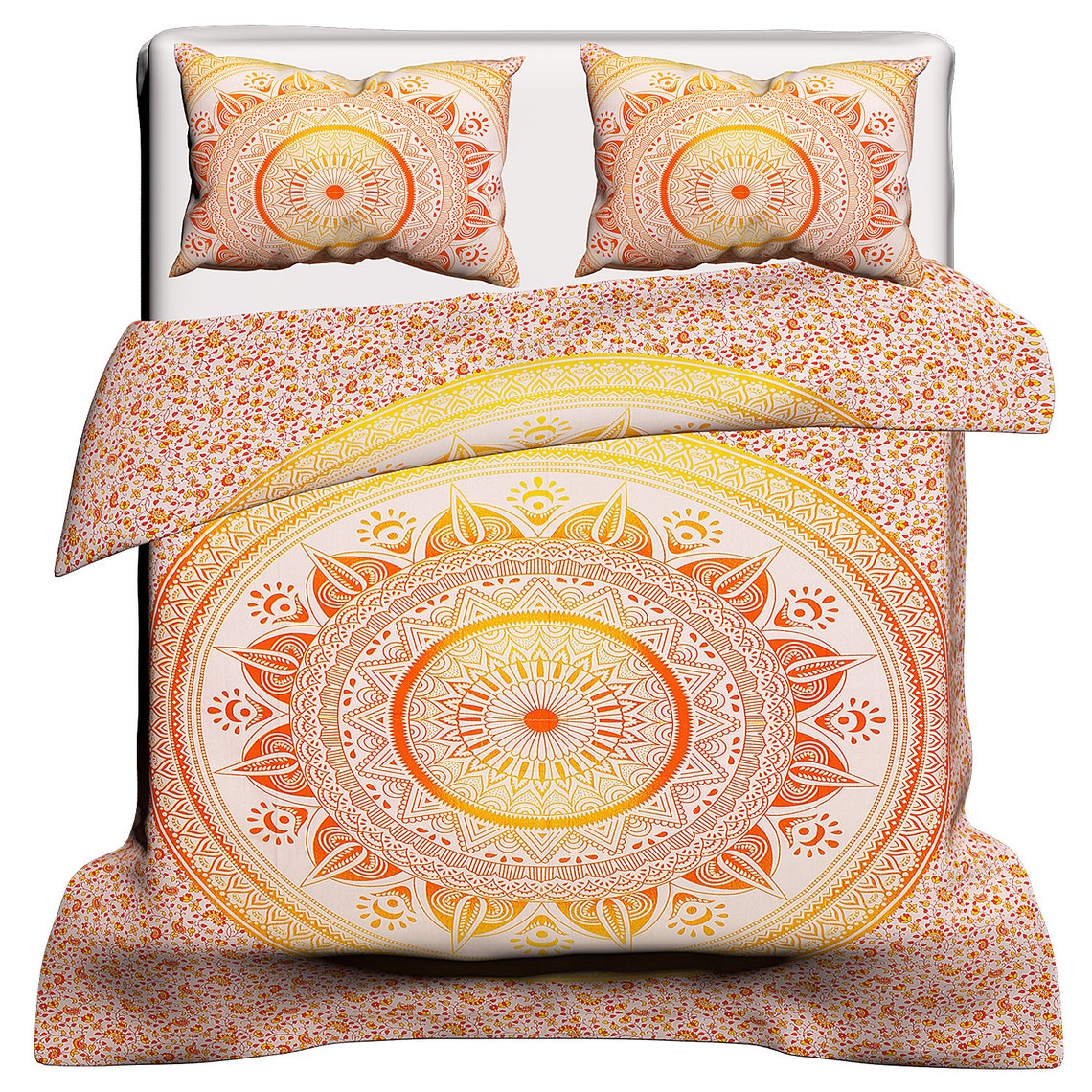 Exclusive Queen Size Cotton Doona Duvet Cover Set Hippie Etsy