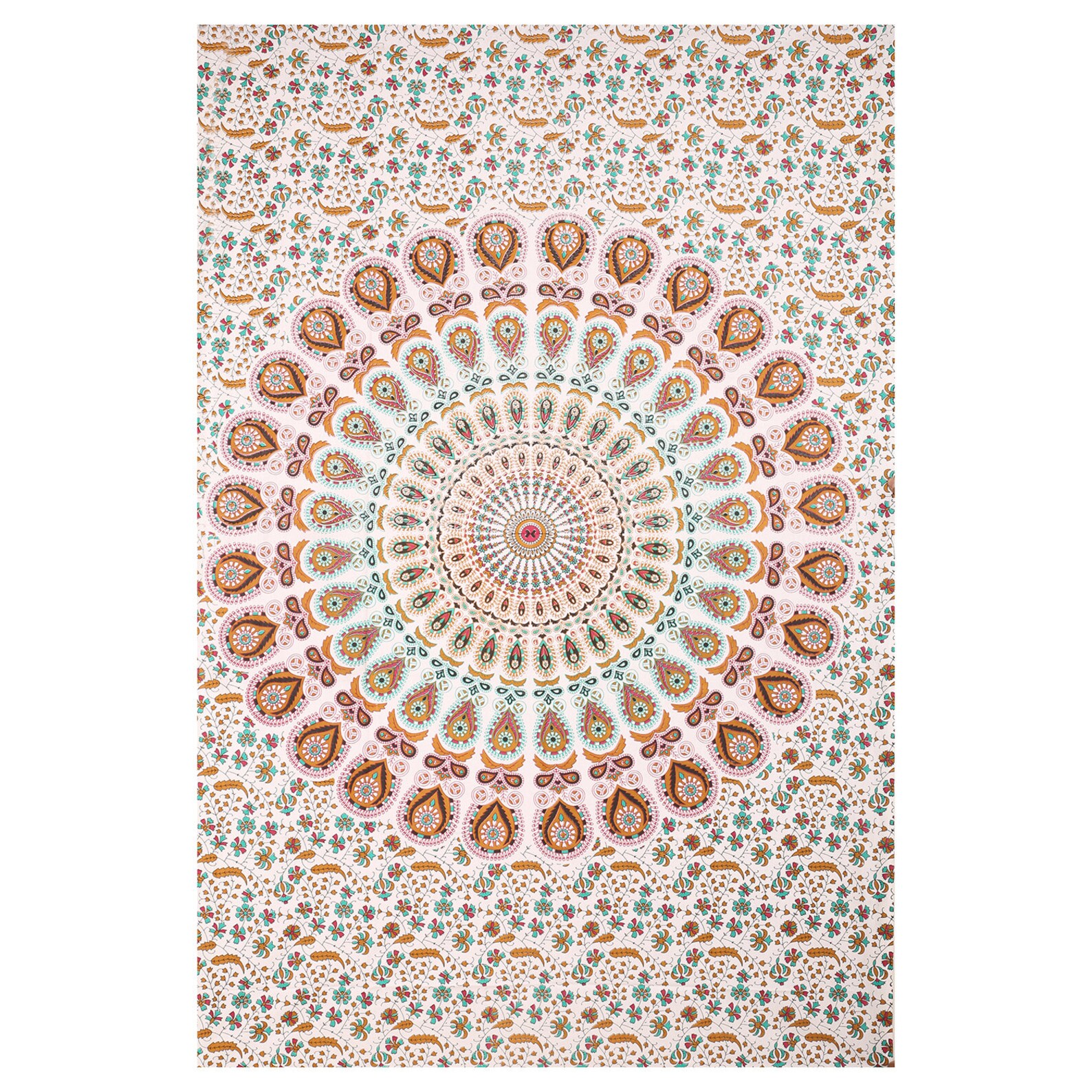 Mandala Peacock Duvet Cover Handmade Bedding Set Indian Twin Etsy