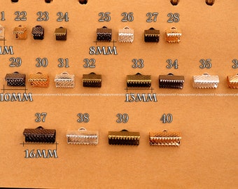 3096C-M-319 6 Pieces Raw Brass Rectangle Link 41x20mm