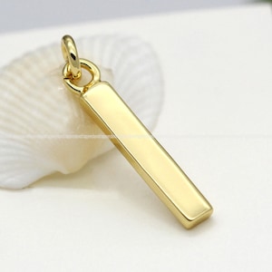 I- Shiny Gold Charms Letter Pendant 18k gold plated Letter Alphabet Initial Eearring Necklace Jewelry Findings Supplies hj1002-e