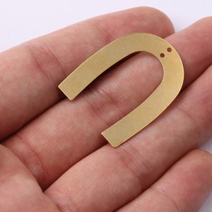10pcs 35x27mm U arch raw brass charm earring making earring making geometric shape DIY Jewelry Findings Wholesale Supplies yy1652e