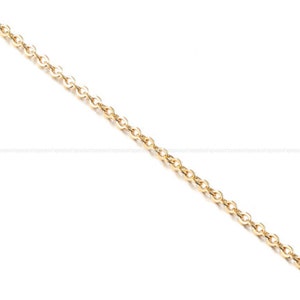 1.8mm 14k Gold plated chain plain necklace dainty chain simple chain necklace making DIY Jewelry Findings Wholesale Supplies ga944-4