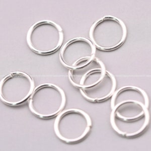 10mm Open Jump Rings Silver Plated Connectors Round Brass Rings Earring making DIY Jewelry Wholesale Findings Craft Supplies hh962-12e