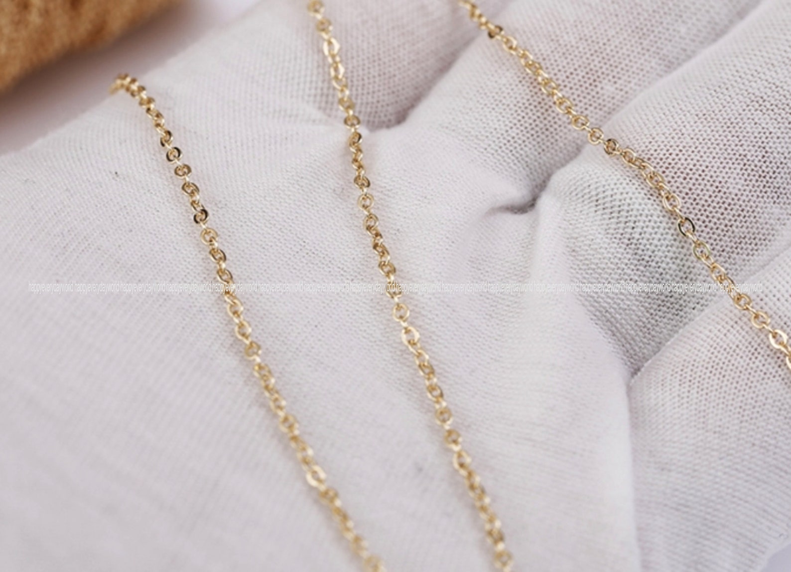 1.2mm Simple chains 14k gold plated chain plain necklace | Etsy