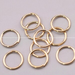 12mm Open Jump Rings Gold Plated Connectors Round Brass Rings Earring making DIY Jewelry Wholesale Findings Craft Supplies hh962-14