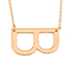 Initial Letter Charm Pendant Initial gold plated Brass Alphabet necklace Initial Jewelry Findings Supplies ss1526-5