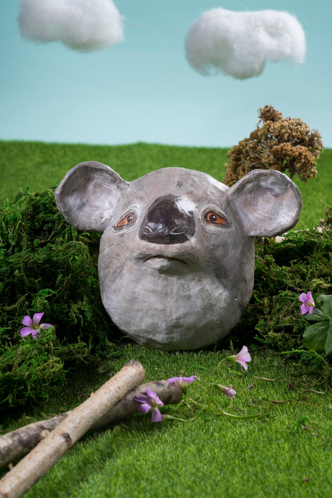Koala Paper Mache Etsy