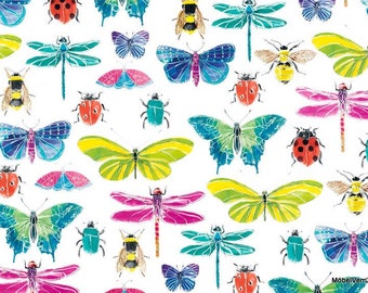 3 x Geschenkpapier Marienkäfer Geschenkpapier Tiermotiv Schmetterlinge Geschenkpapier Käfer Bienen Tiere Geschenkpapier buntes Papier Bogen