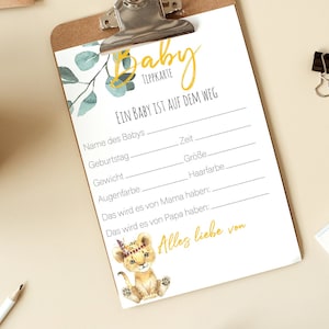 Cartes de conseils pour les douches de bébé