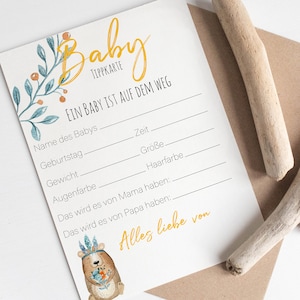 Cartes de conseils pour les douches de bébé