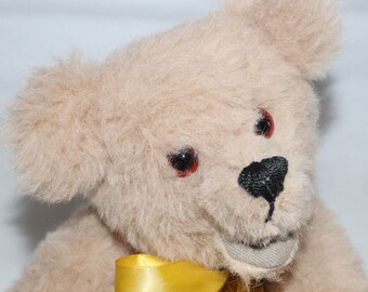 Sammler Duftkissen Zirbenbär "Betty" aus Steiff-Schulte Alpaca - Teddybär mit Glasaugen, Stimme und Schleife