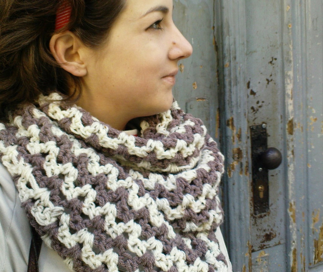 Crochet Scarf Pattern Instant Download Pattern for Infinity Scarf ...