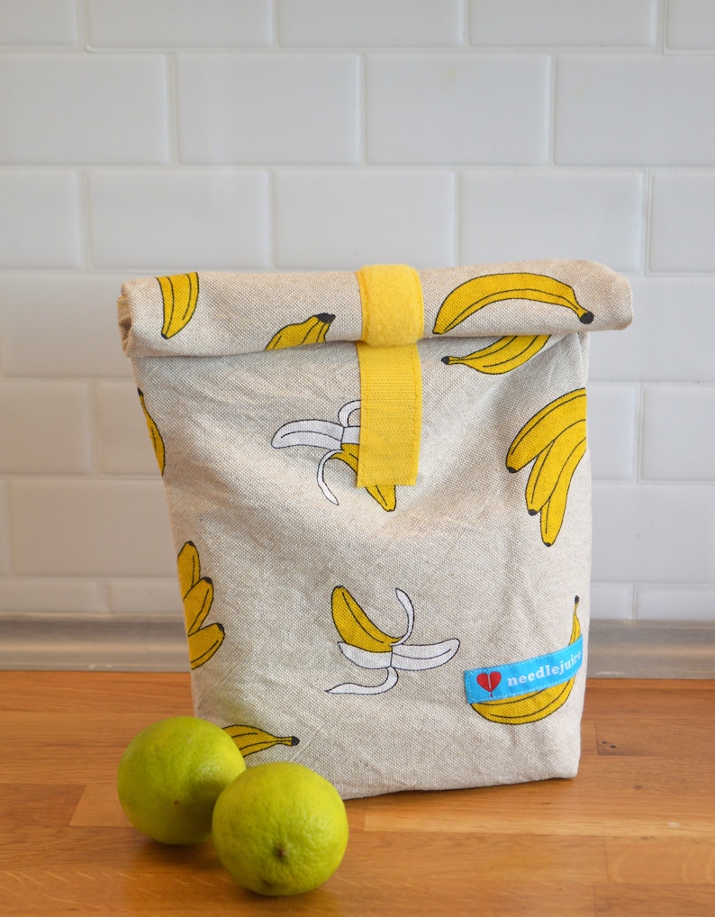 Lunchbag Banana Size M and L Bild 1