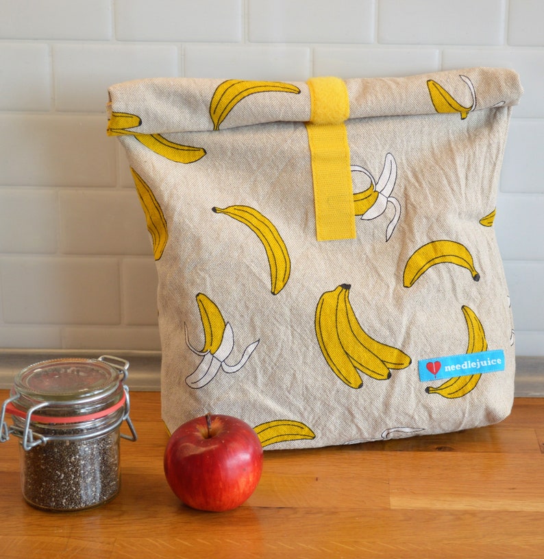 Lunchbag Banana Size M and L Bild 3