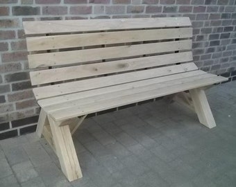 Oak garden bench "No.01-OB"-Gregor-Design