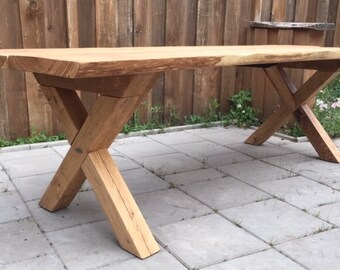 Oak plank table No.02 /// GREGOR-DESIGN