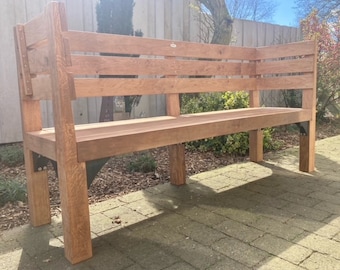 Oak bench "rustic deluxe" made of oak // GREGOR-DESIGN