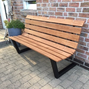 Oak garden bench No.05 /// GREGOR-DESIGN